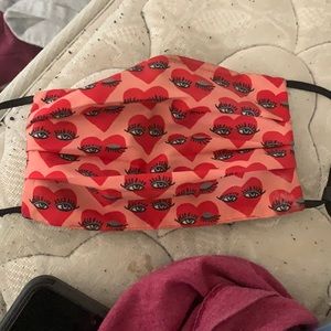 Red Eyed heart mask